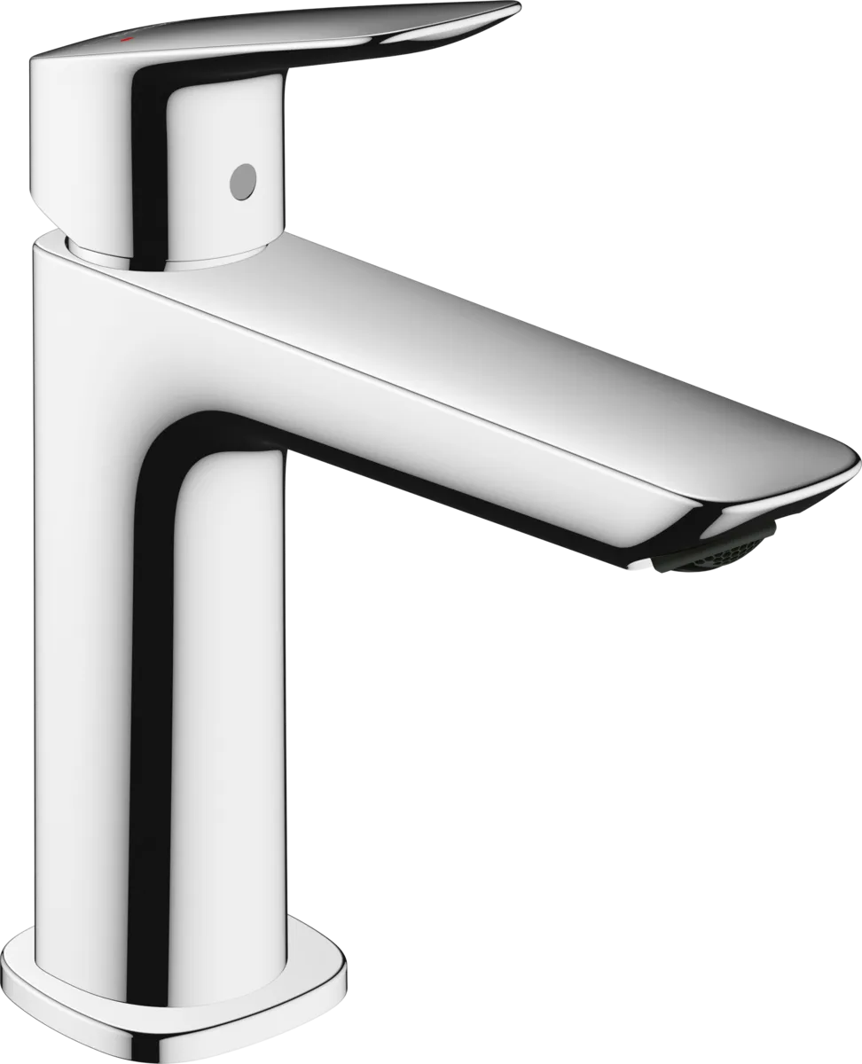 Hansgrohe Logis Смеситель для раковины, однорычажный, 110 Fine, со сливным гарнитуром 71251000, хром