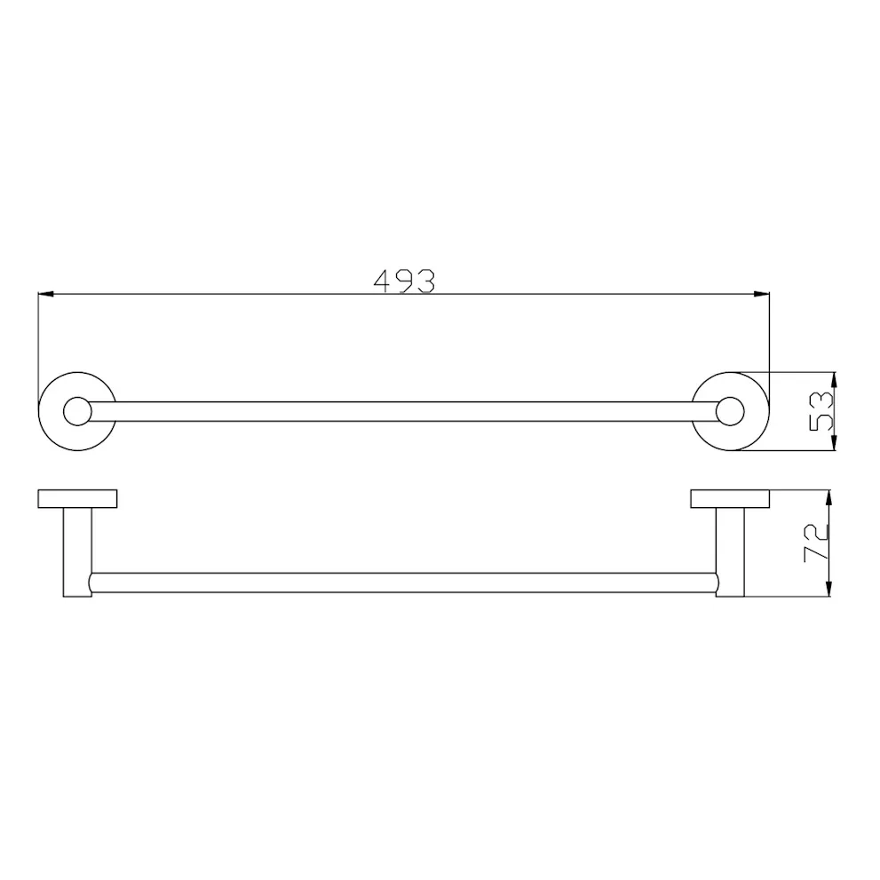 Полотенцедержатель Rav Slezak COLORADO COA0701/45ZK, золото брашированное