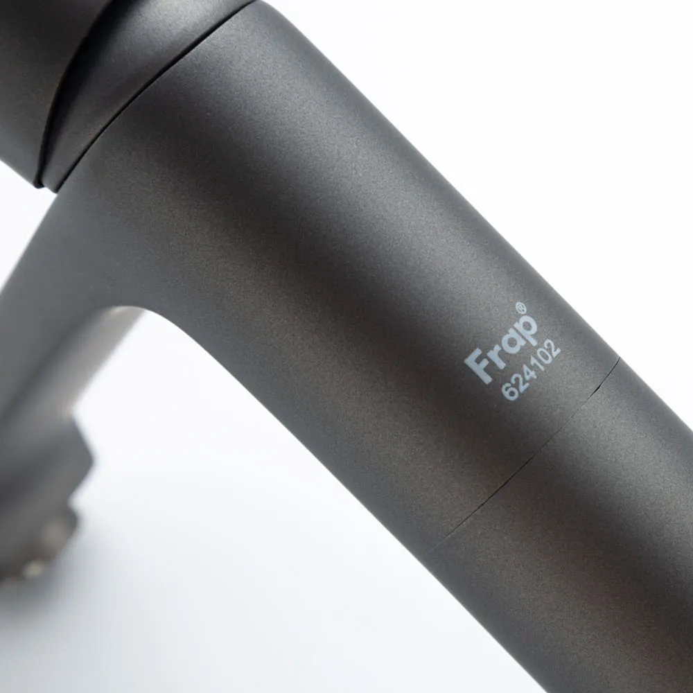 Смеситель для раковины высокий Frap F1075-219, графит