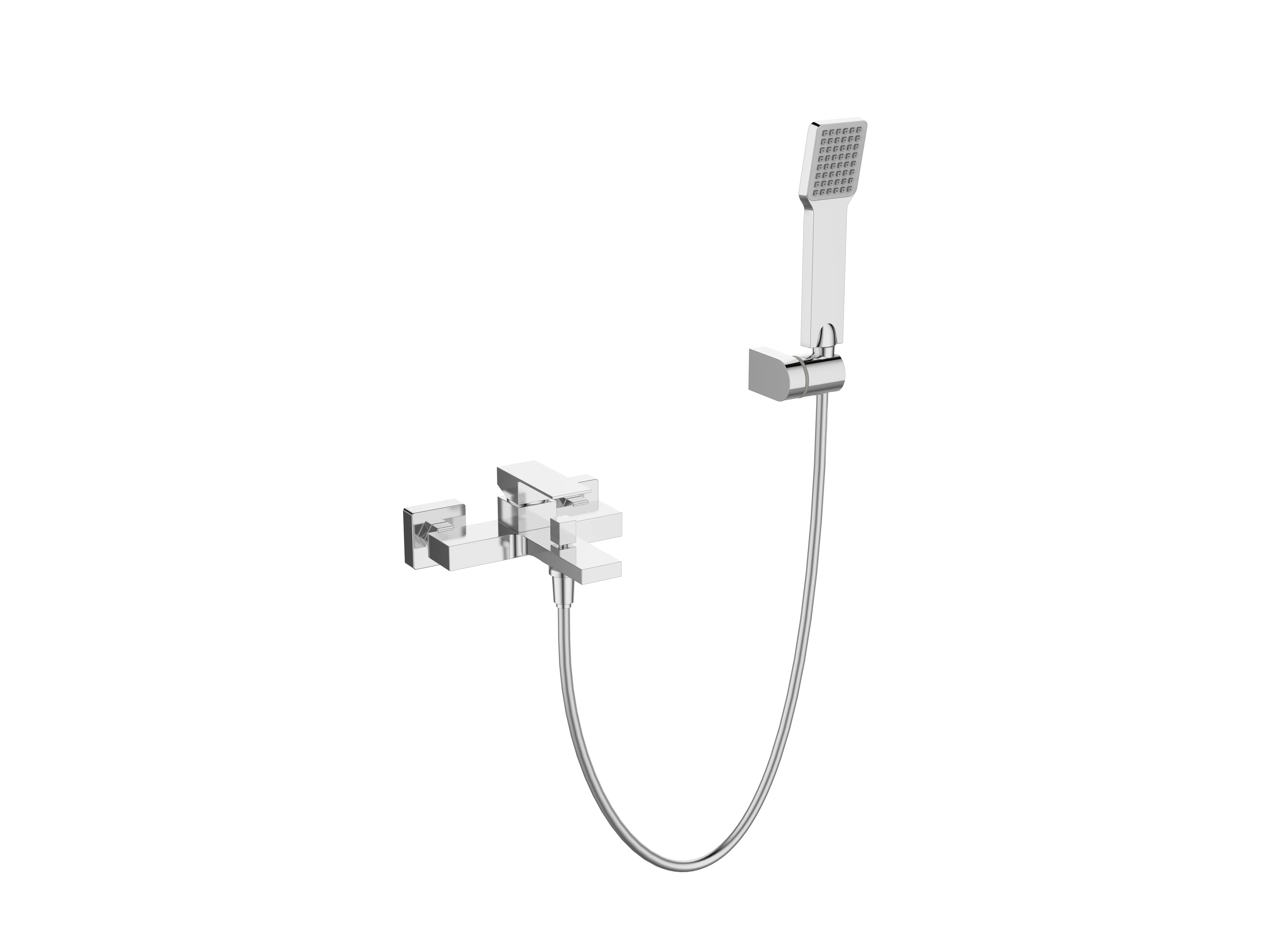 Смеситель для ванны и душа BelBagno Romano, хром (ROM-VASM-CRM)