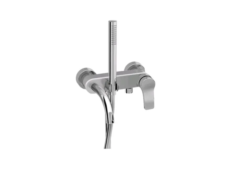 Смеситель для ванны и душа Fantini AL/23 Lissoni, хром (26 02 B015)