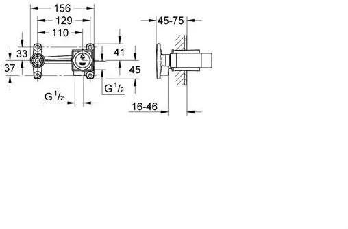 Скрытая часть Grohe 23200000