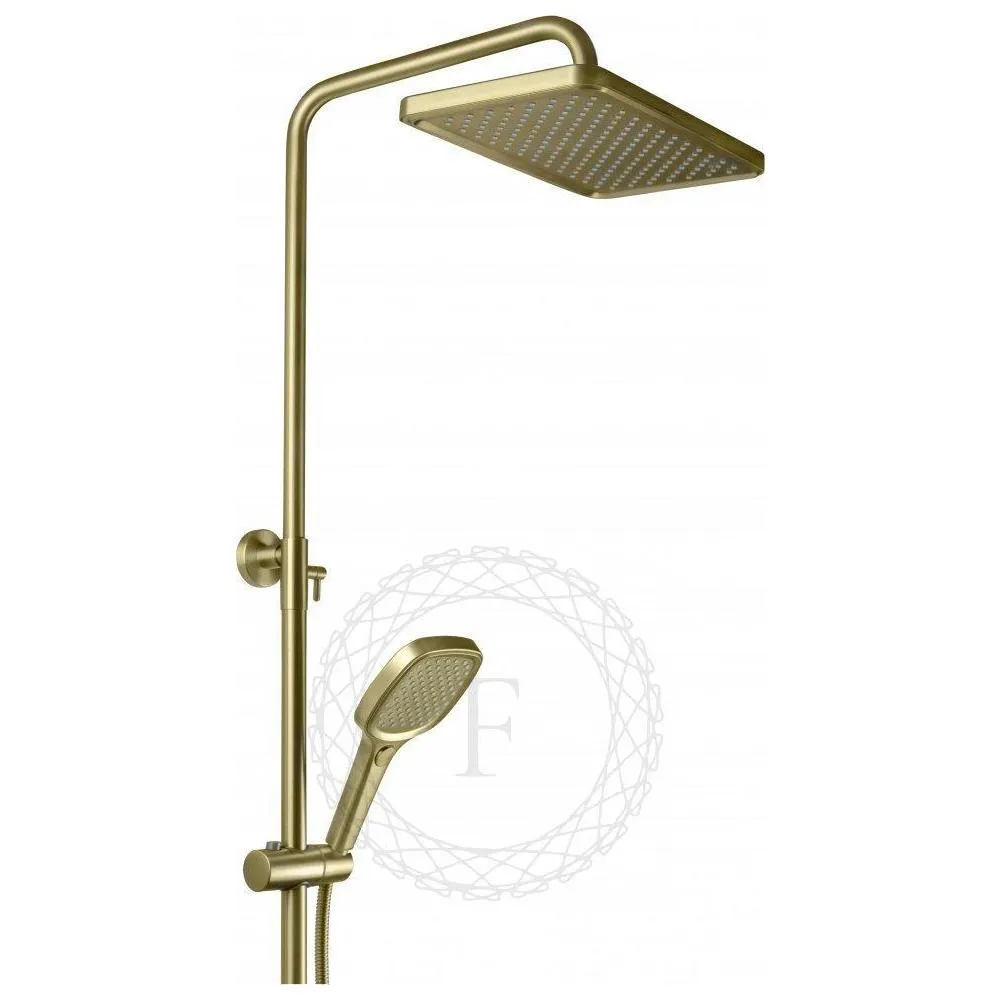 Душевая система FILARETE Retta FL2030MG, матовое золото