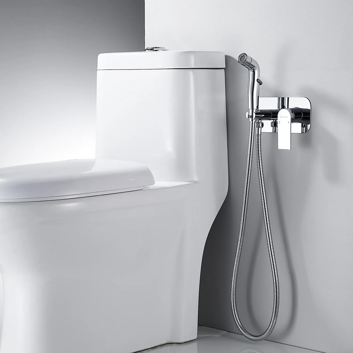 Гигиенический душ со смесителем Shevanik S4105, хром