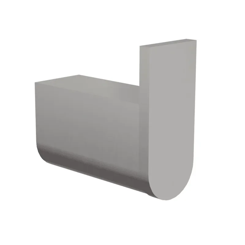 Крючок для ванной комнаты Knotlor RH102BS, сатин