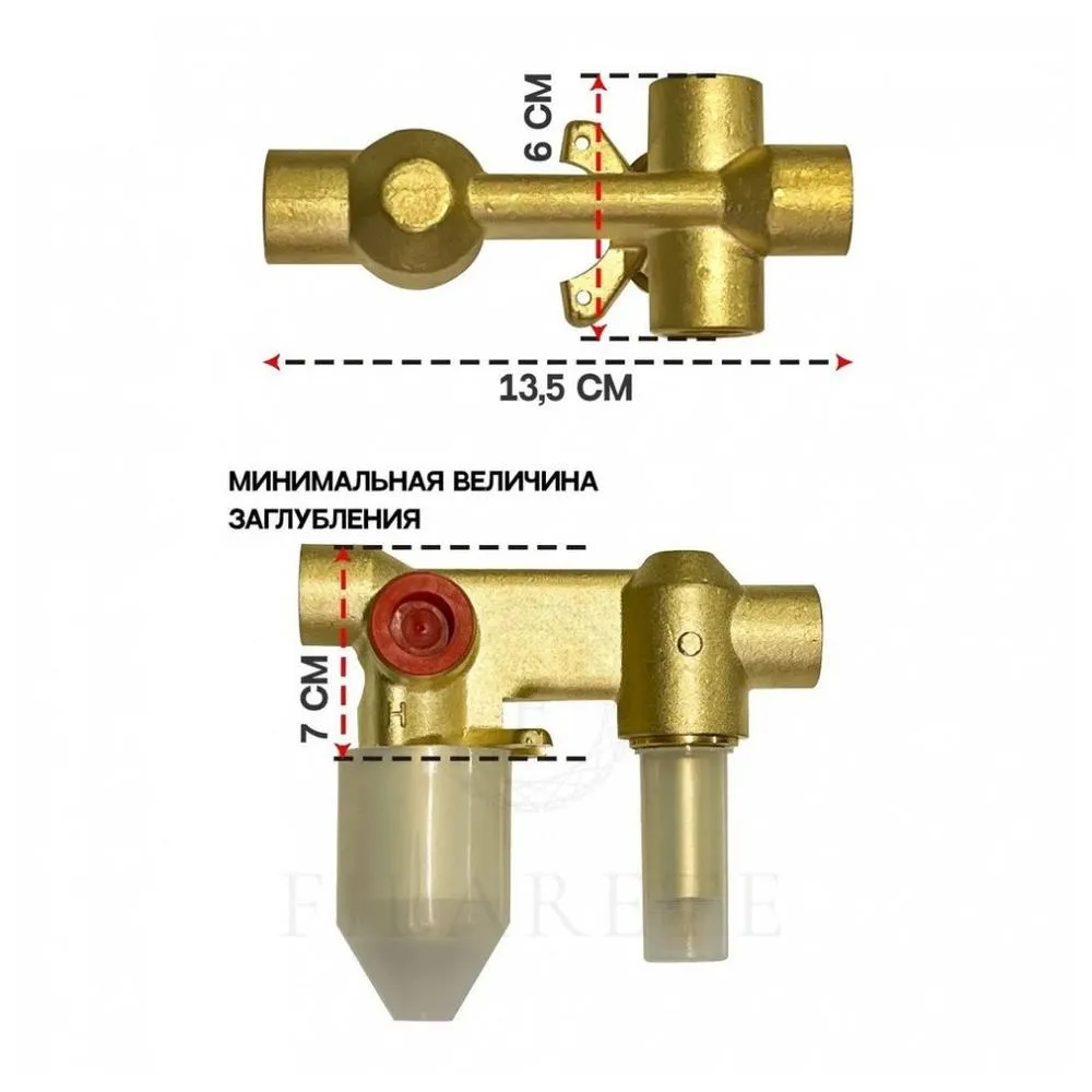 Душевая система встраиваемая FILARETE Roun FL1028BL, черный