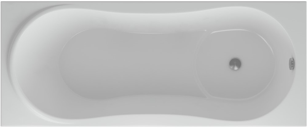 Акриловая ванна АКВАТЕК Афродита 150x70 AFR150-0000043 без гидромассажа, с фронтальным экраном (слив справа)