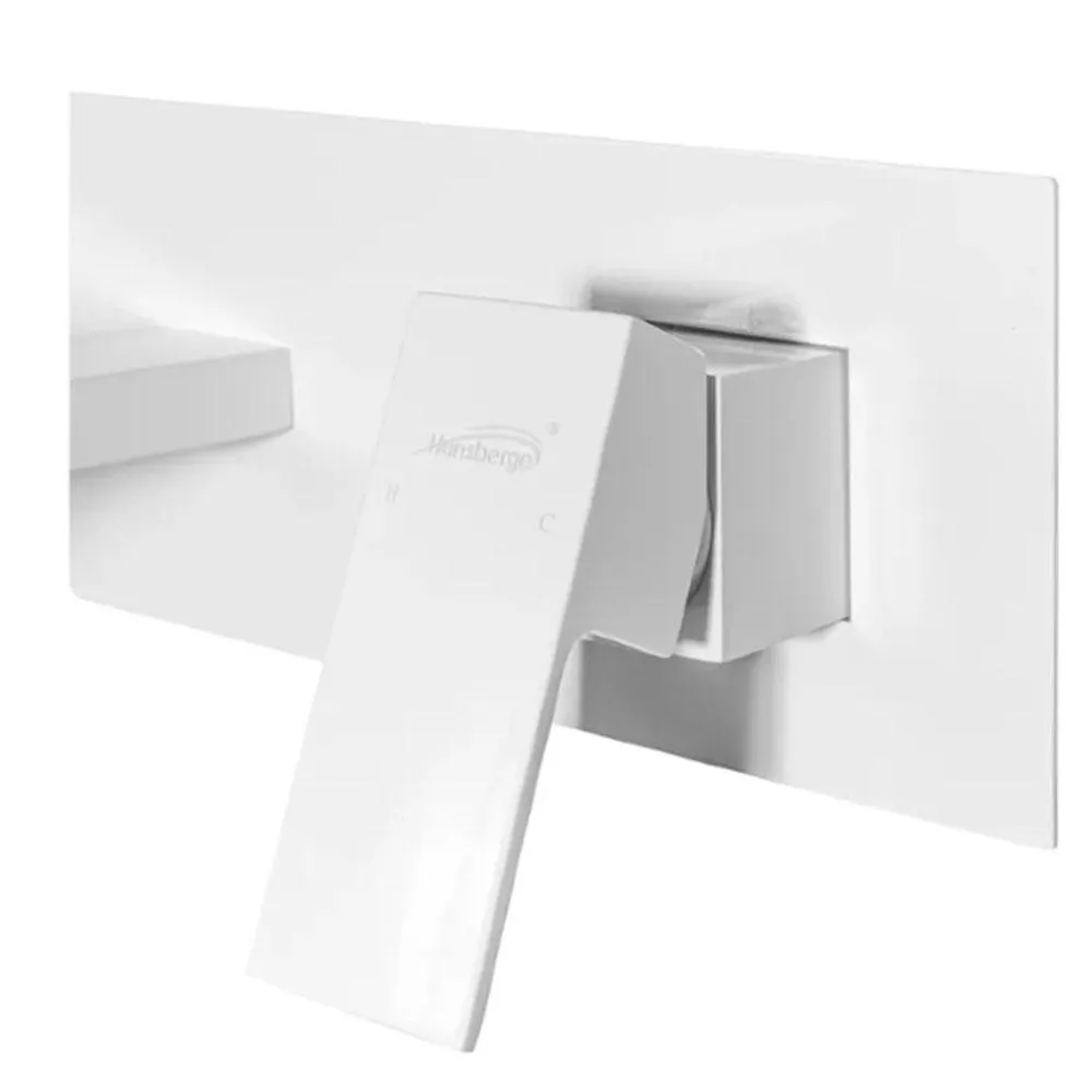 Смеситель для раковины встраиваемый Hansberge H688WW, белый