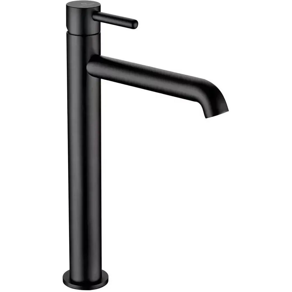 Смеситель для раковины высокий Grocenberg GB3029BL, черный