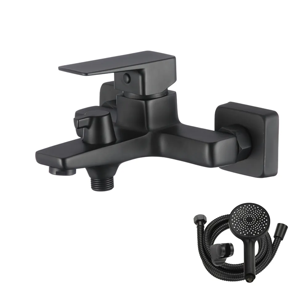 Смеситель для ванны WesnaArt NARCIS NAR06-310BL-25201, черный