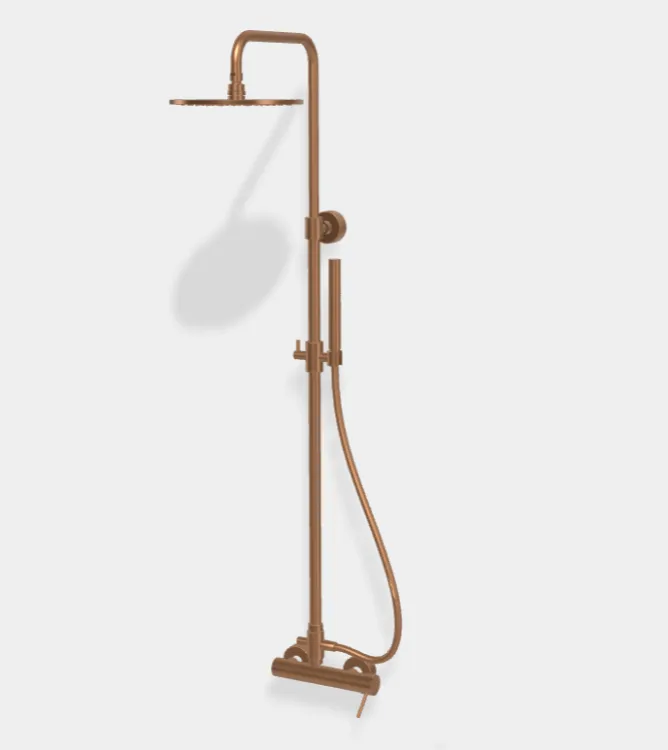 Душевая стойка Fima Carlo Frattini Shower column, брашированная янтарная бронза (F3035/2ZS)