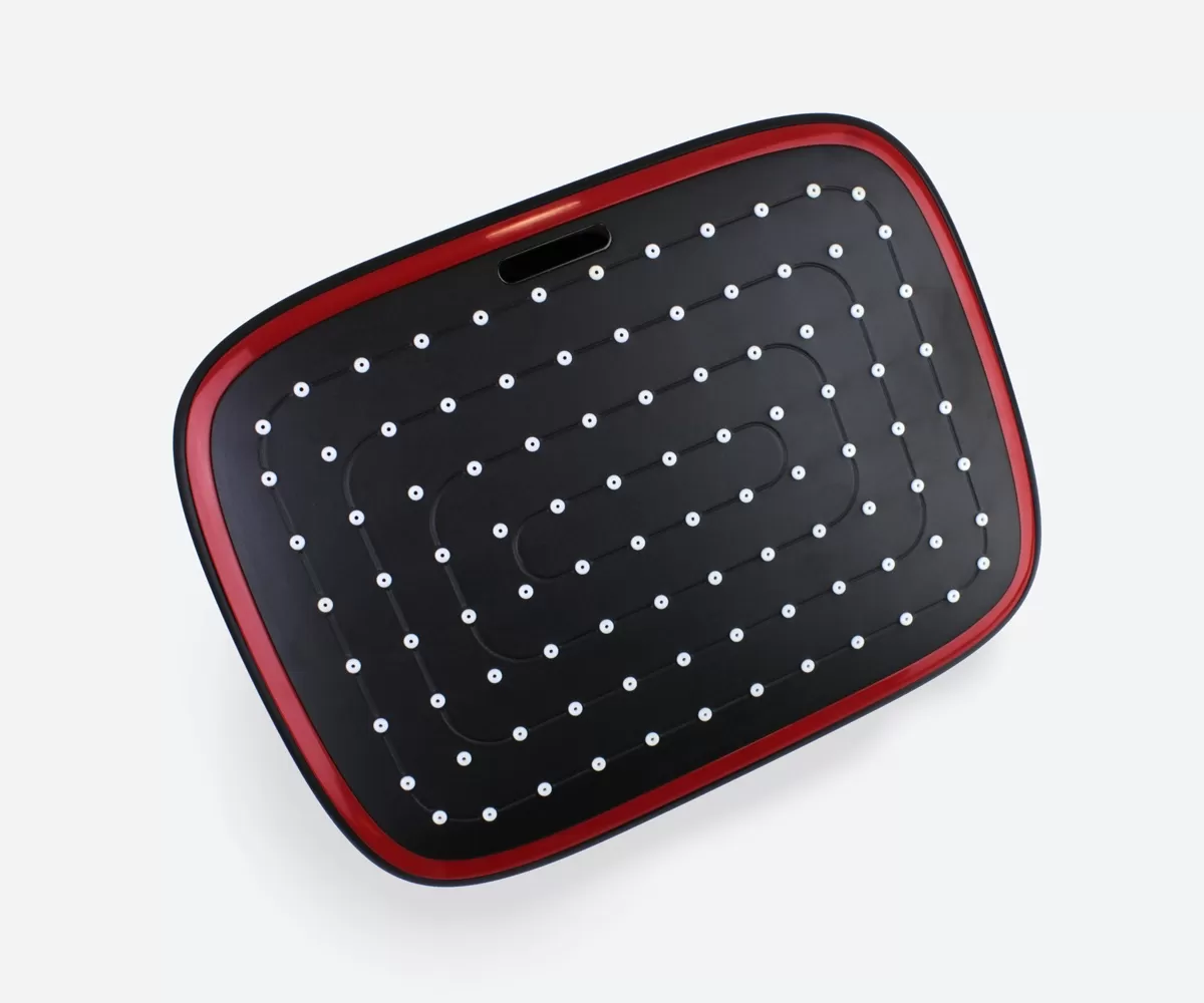 Комплект для ванны и душа AVANGARDE черный, красный (2039RH)