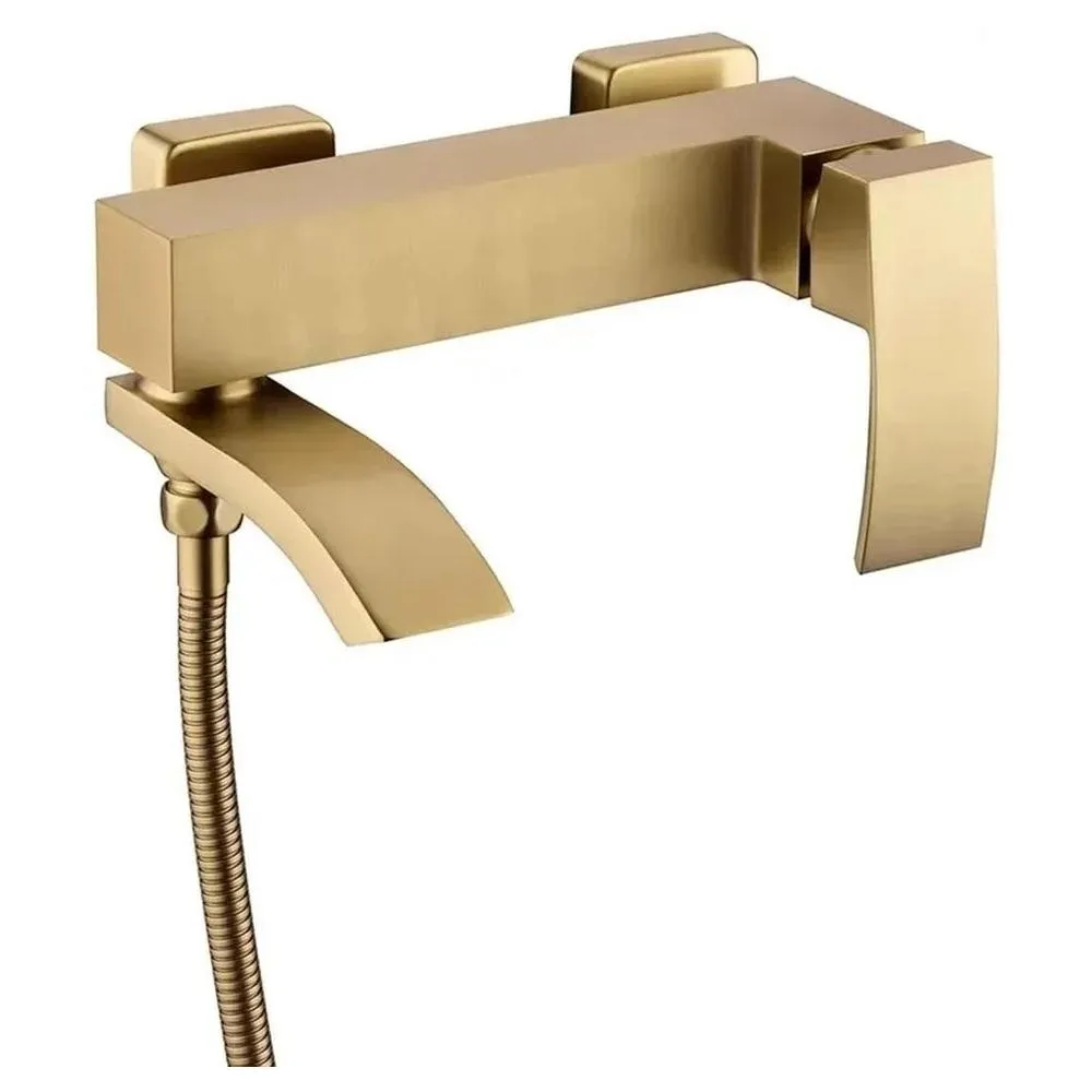 Смеситель для ванны Grocenberg GB8007MG, матовое золото