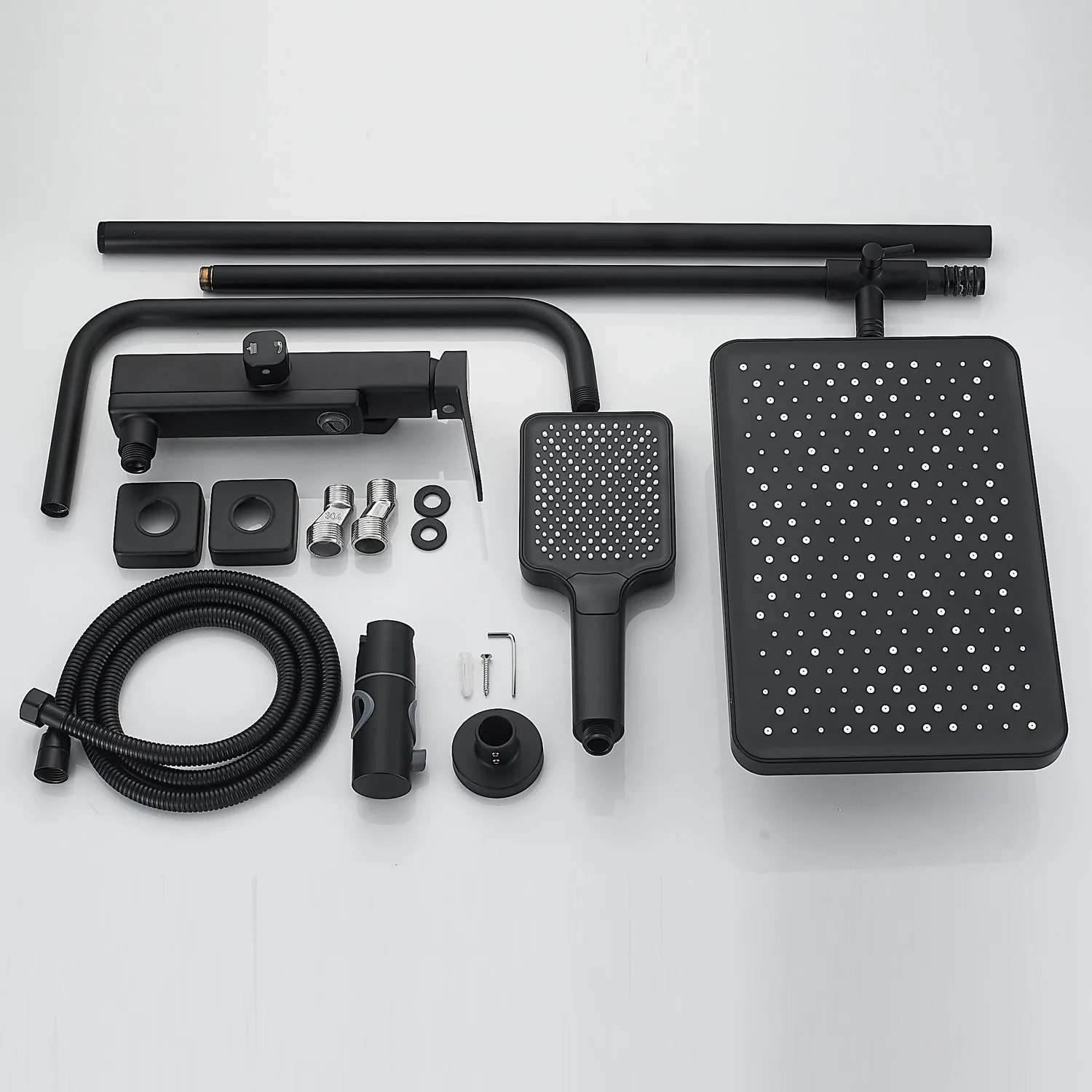 Душевая система Shevanik S9936H, черный