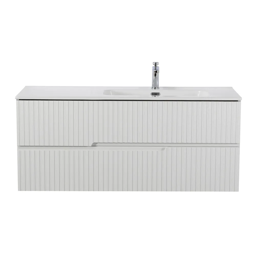 База под раковину подвесная Cezares Duet-N 1200х457х500, Bianco Lucido (DUET-N-1200-2C-SO-BL-R)