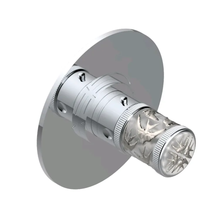 Смеситель для душа THG Hirondelles Platinum stamped, хром (A4K A02 5100BR)