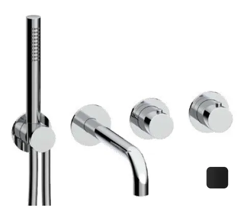 Смеситель для ванны и душа Almar Water Control Modular, черный матовый (E180135.MB)