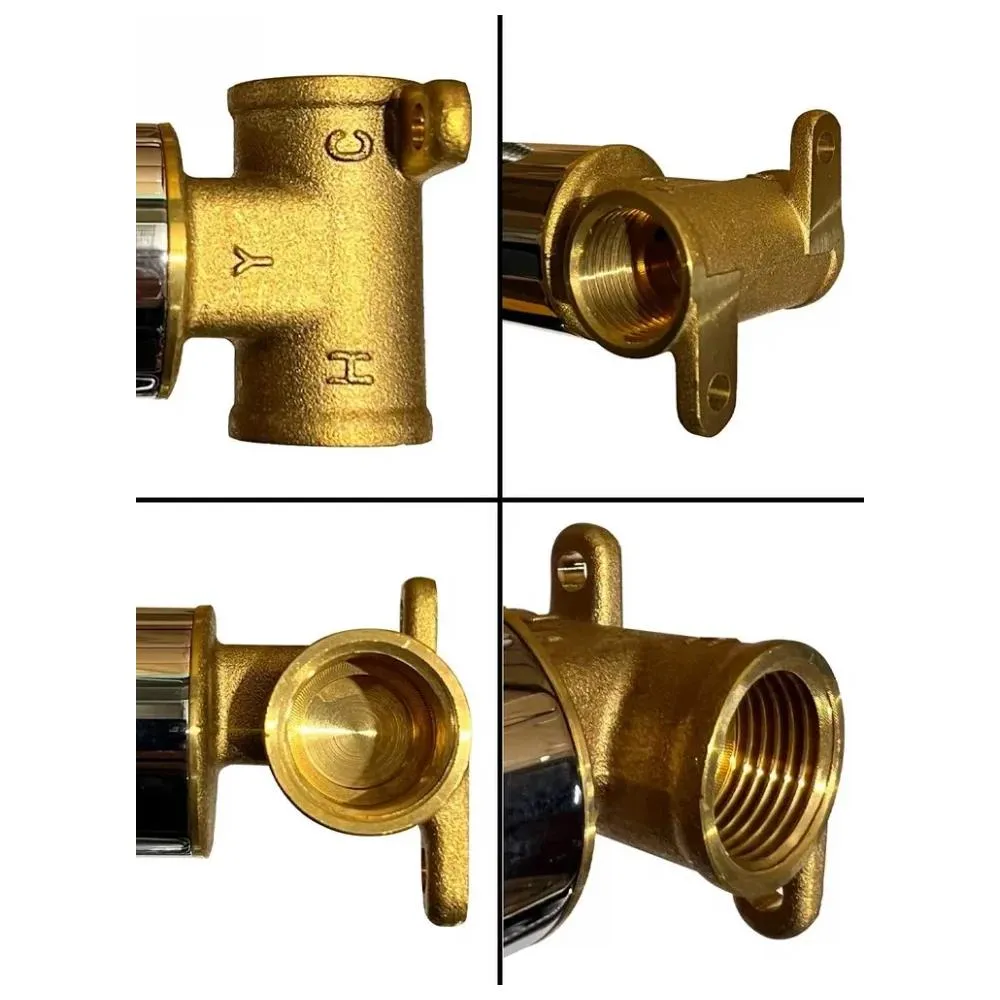 Гигиенический душ со смесителем встраиваемый Hansberge H3099BC, хром/черный