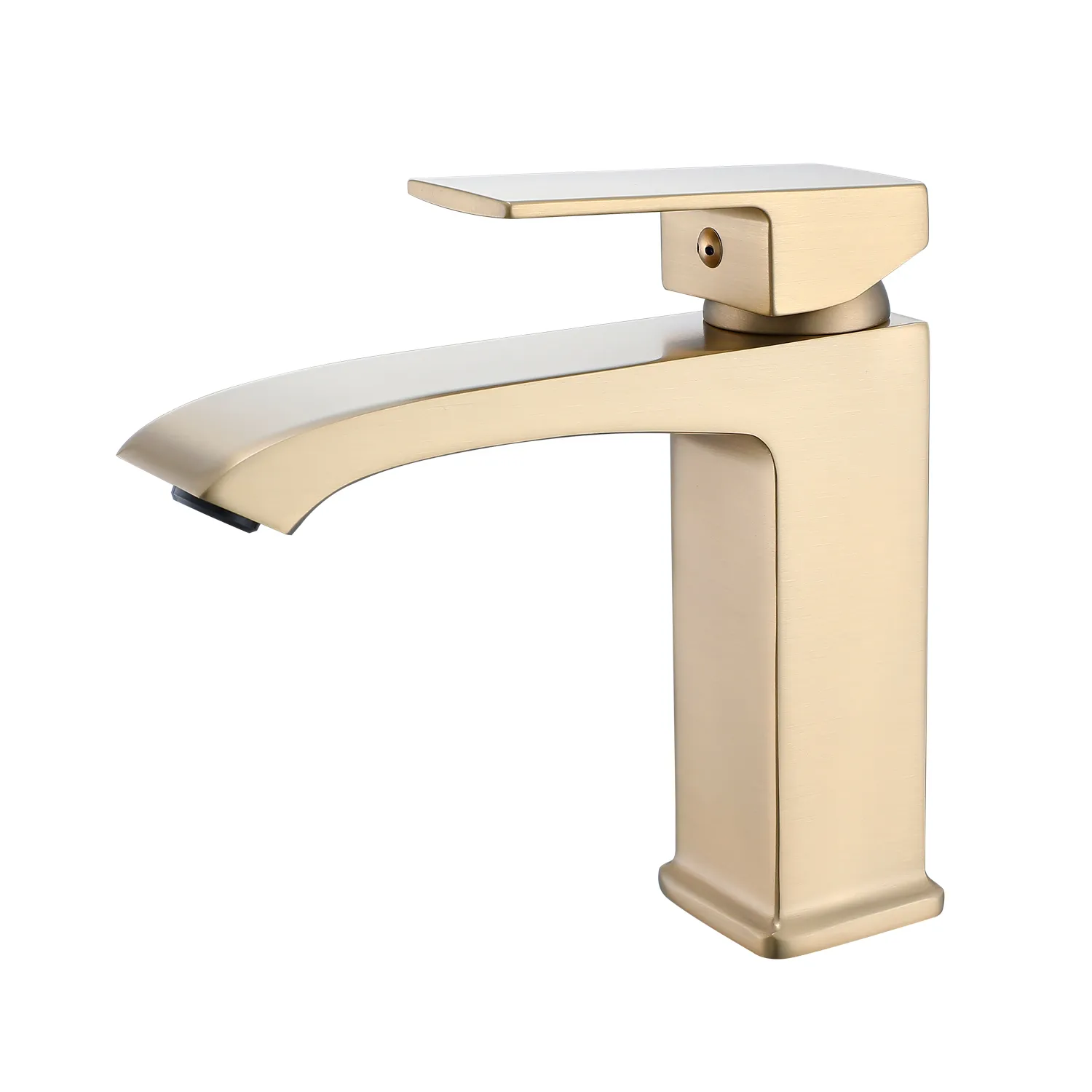 Смеситель Prohanss для раковины монолитный, золотой сатин (P60.10.03)