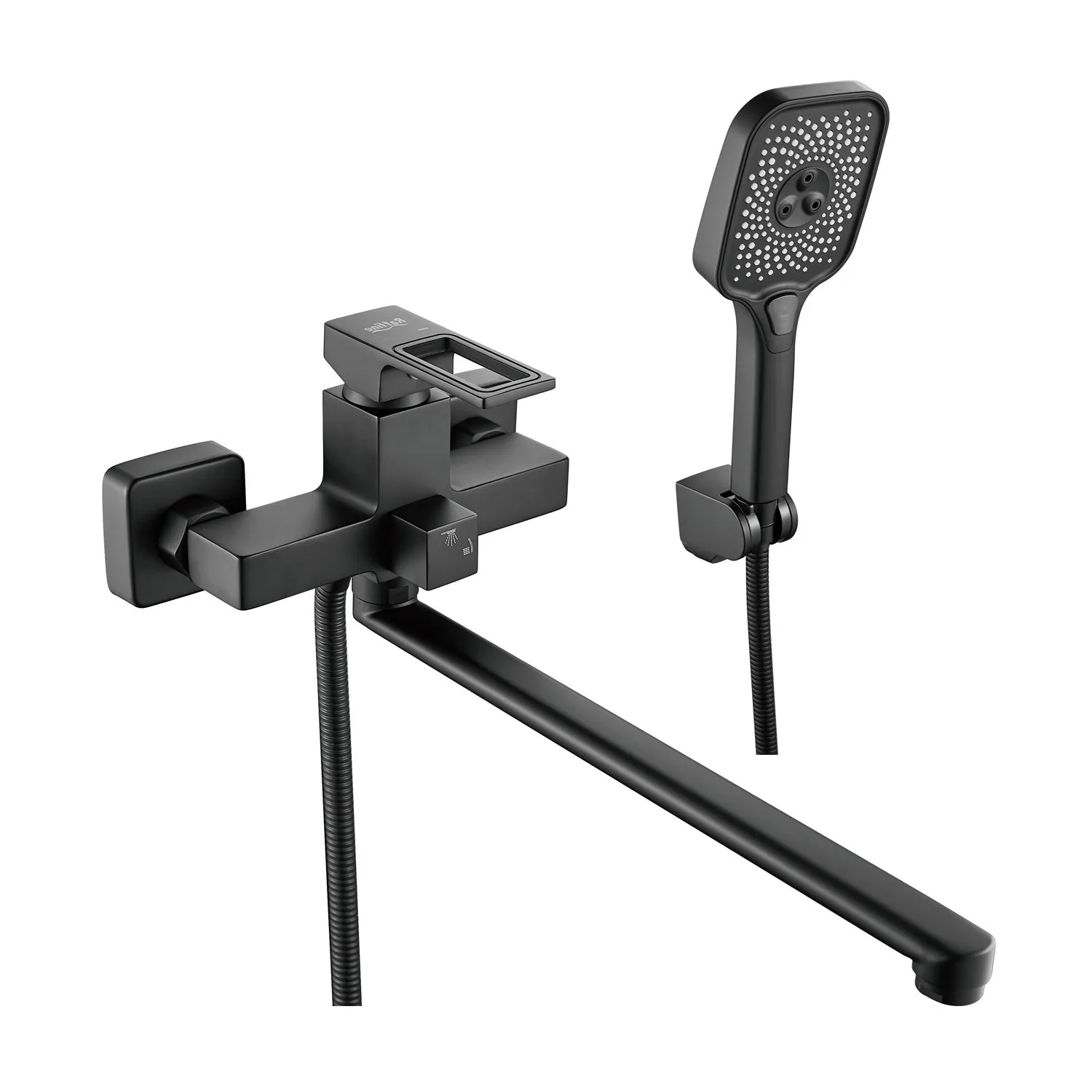 Смеситель для ванны Raffine F2296H, черный