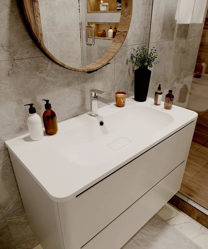 Раковина Florentina Нева 100 см 10.250.01000.201, жасмин