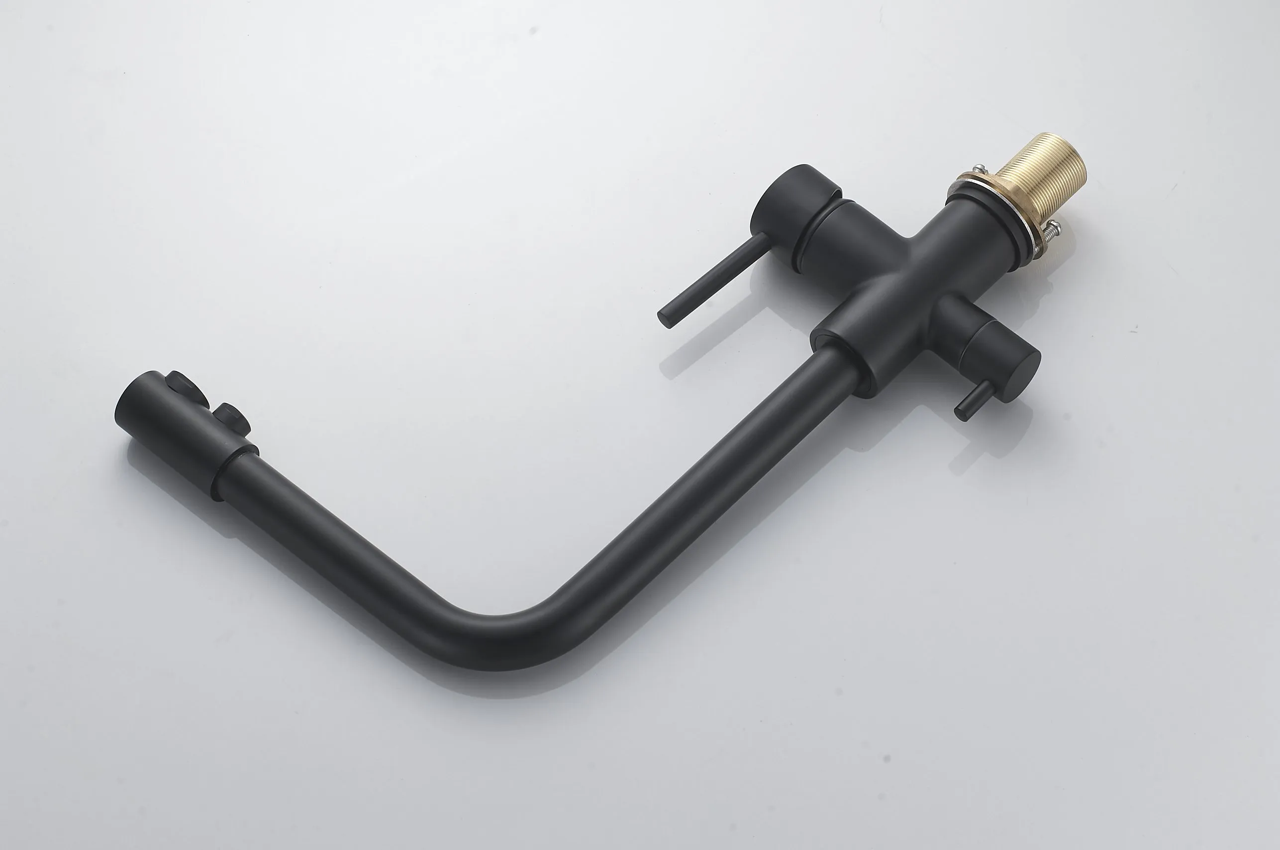 Смеситель для кухни с подключением фильтра Maretti Project Black PB31RZF12, черный