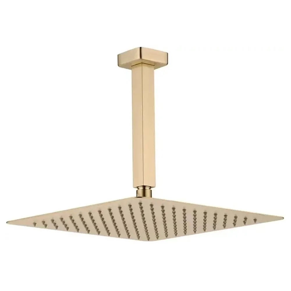 Душевая система встраиваемая (без излива) Grocenberg GB5089MG-4, матовое золото