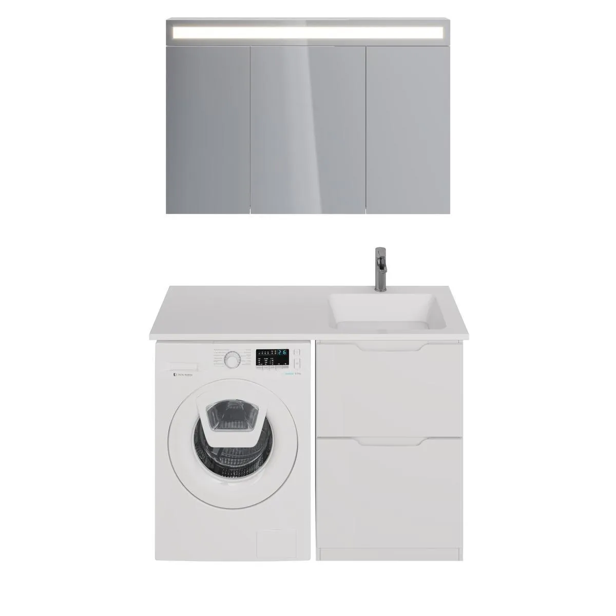 Тумба под раковину напольная Dreja Bona 60 см, белый