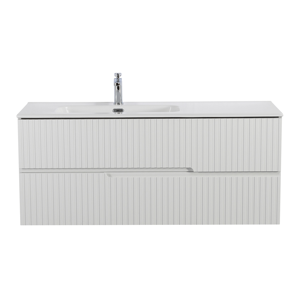 База под раковину подвесная Cezares Duet-N 1200х457х500, Bianco Lucido (DUET-N-1200-2C-SO-BL-L)