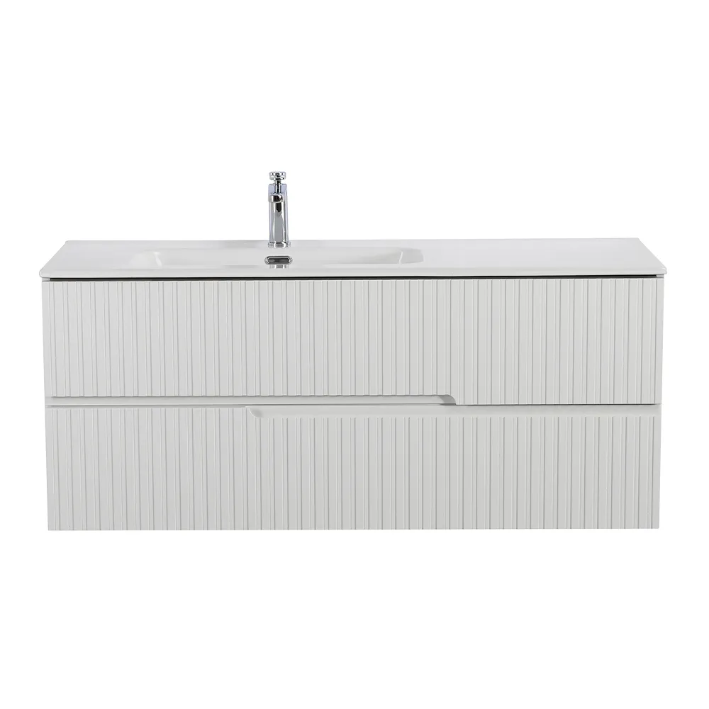 База под раковину подвесная Cezares Duet-N 1200х457х500, Bianco Lucido (DUET-N-1200-2C-SO-BL-L)