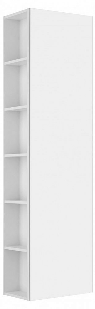 Высокий шкаф-пенал 480x1750x300 мм Keuco Plan (петли справа, инокс матовый) (32931290002)