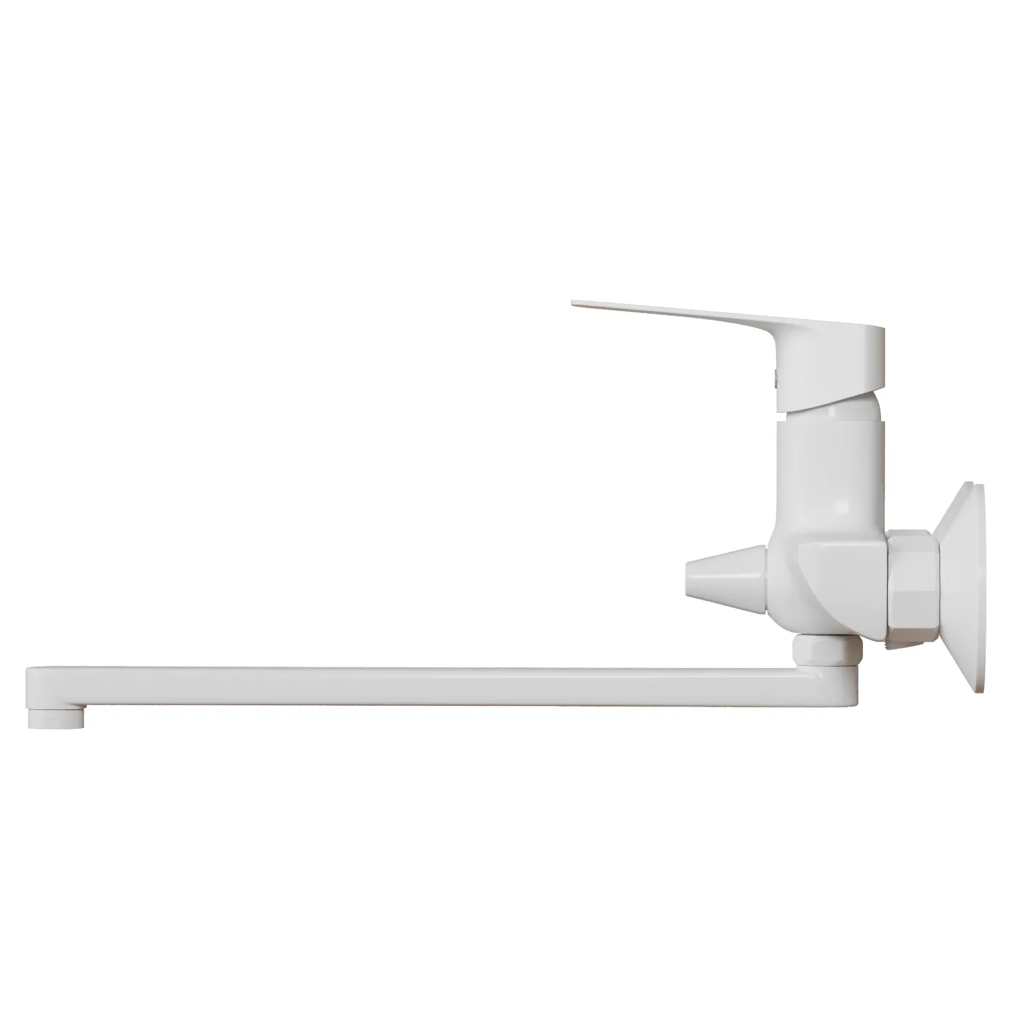Смеситель для ванны и раковины 35k MIXLINE МЛ15-02 (ML15-02W) БЕЛЫЙ (556662)