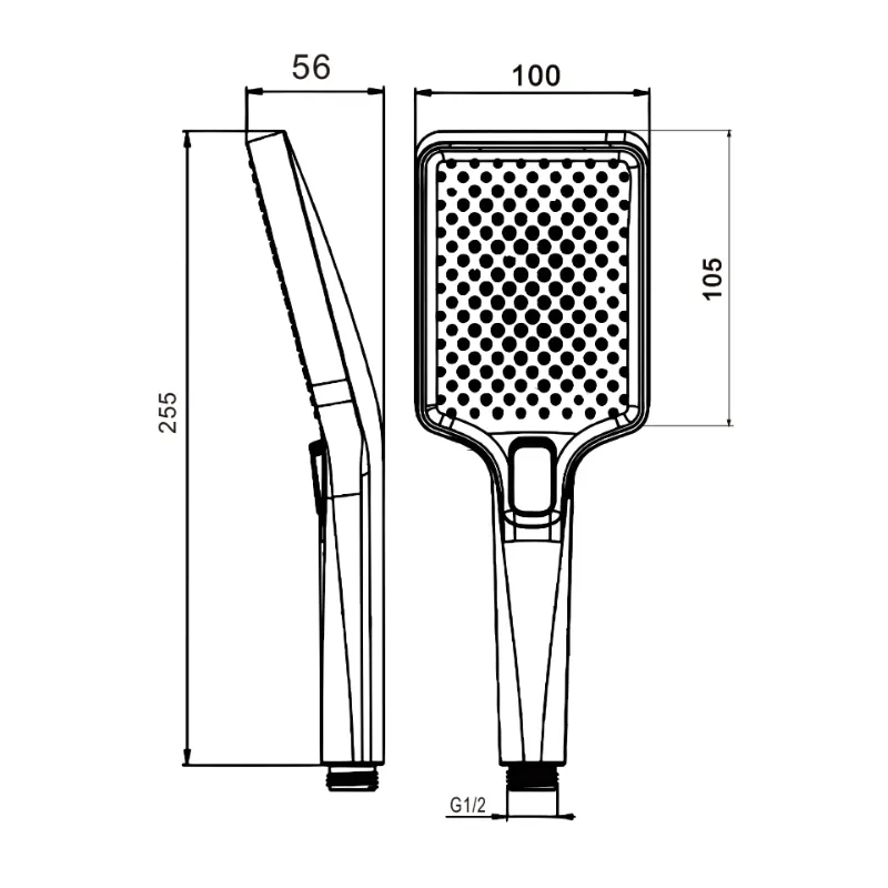 Лейка для душа D-Lin D61041, белый