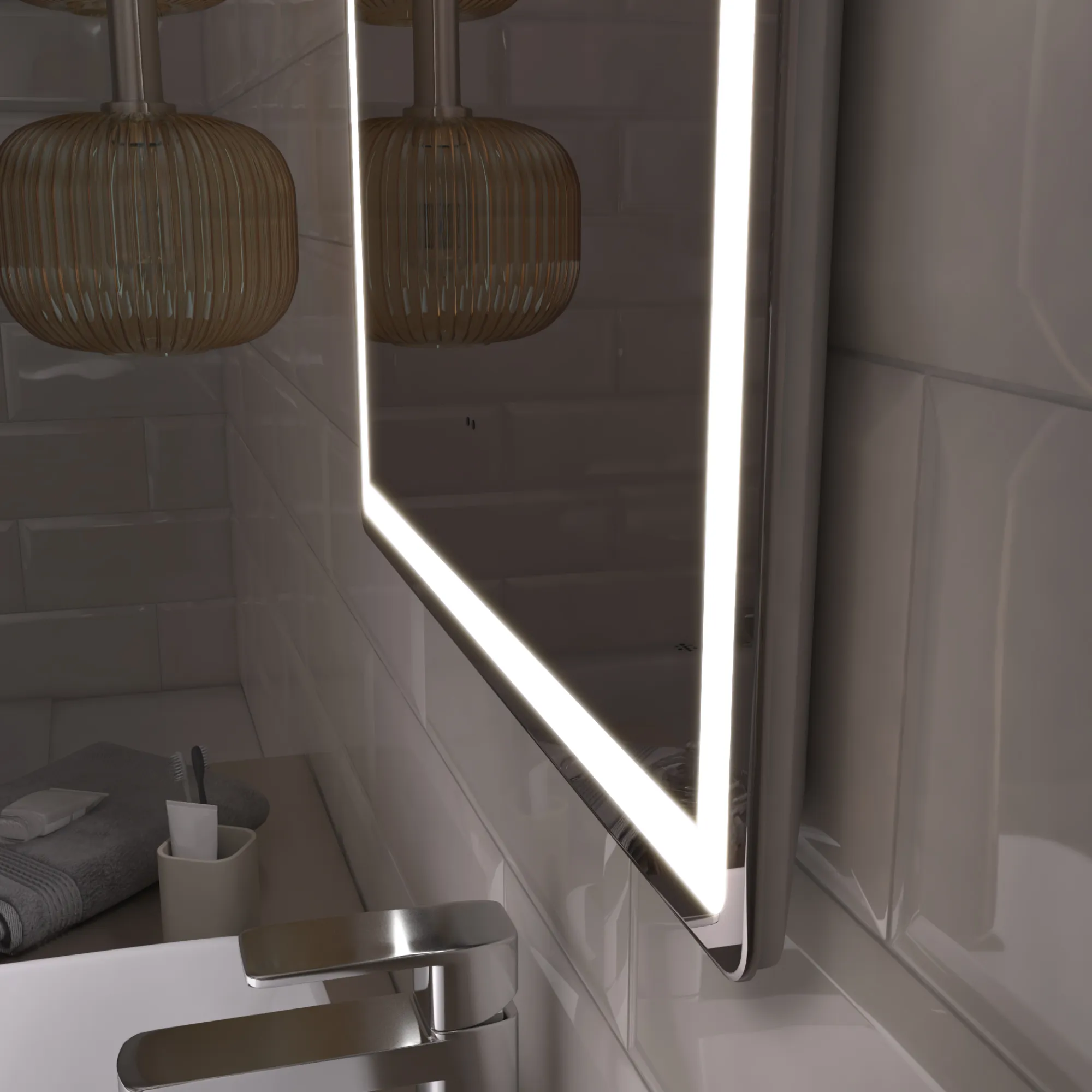 Зеркало VIGO Geometry Comfort 600  (058)