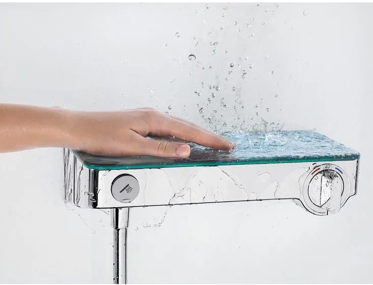 Термостат Hansgrohe Ecostat Select для душа с кнопками управления бел/хром (13171400)