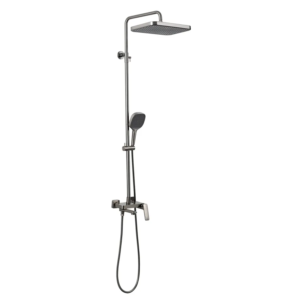 Душевая система GAPPO G2428-9, оружейная сталь