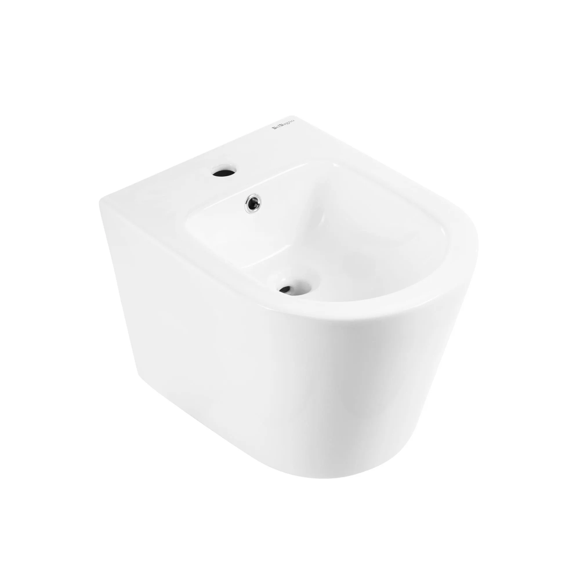 Биде подвесное BelBagno Flay-R, белый (BB053BH)