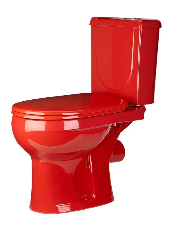 Унитаз-компакт Оскольская керамика "Ирида" Стандарт, красный 40360110402