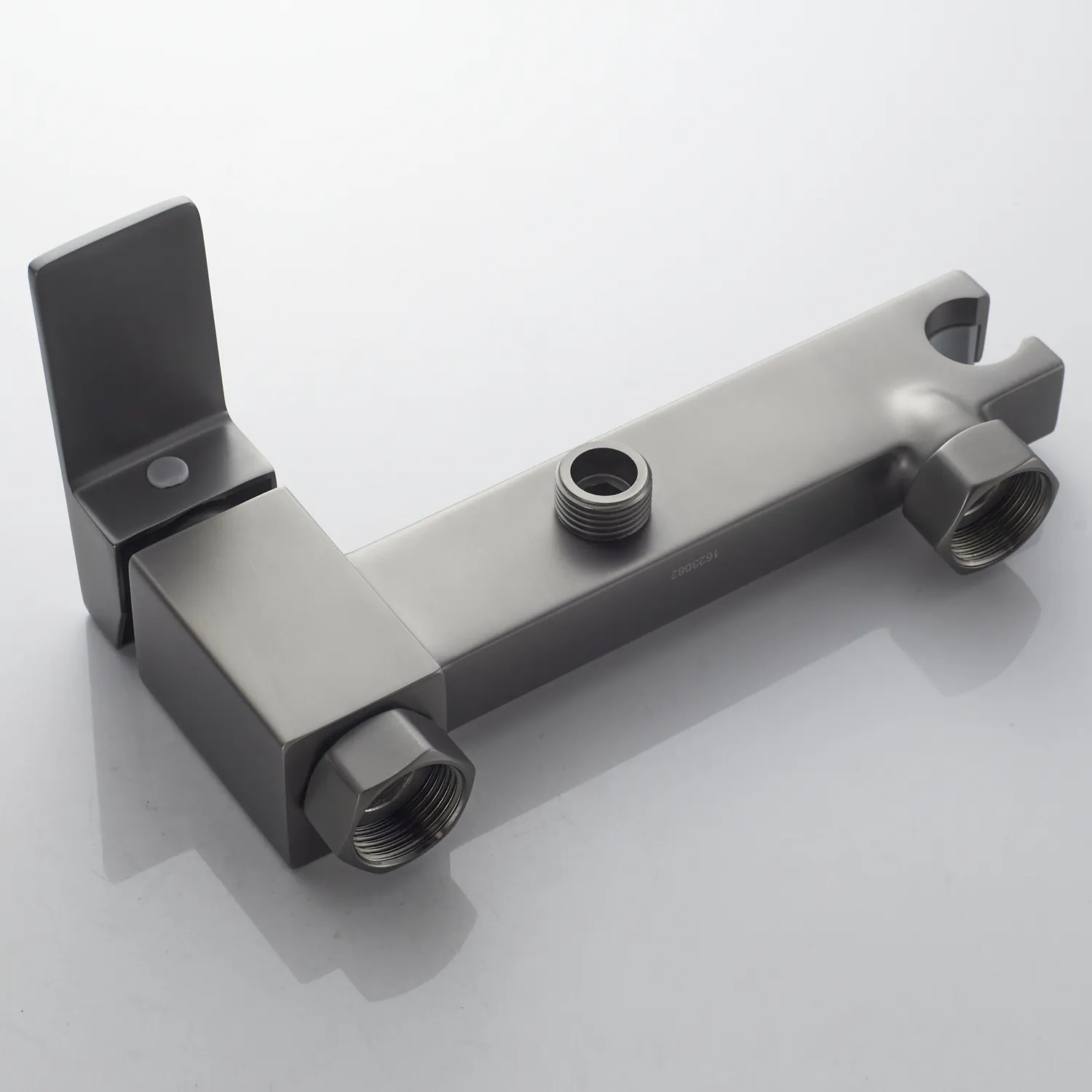 Гигиенический душ со смесителем Rose R2805T-1, оружейная сталь