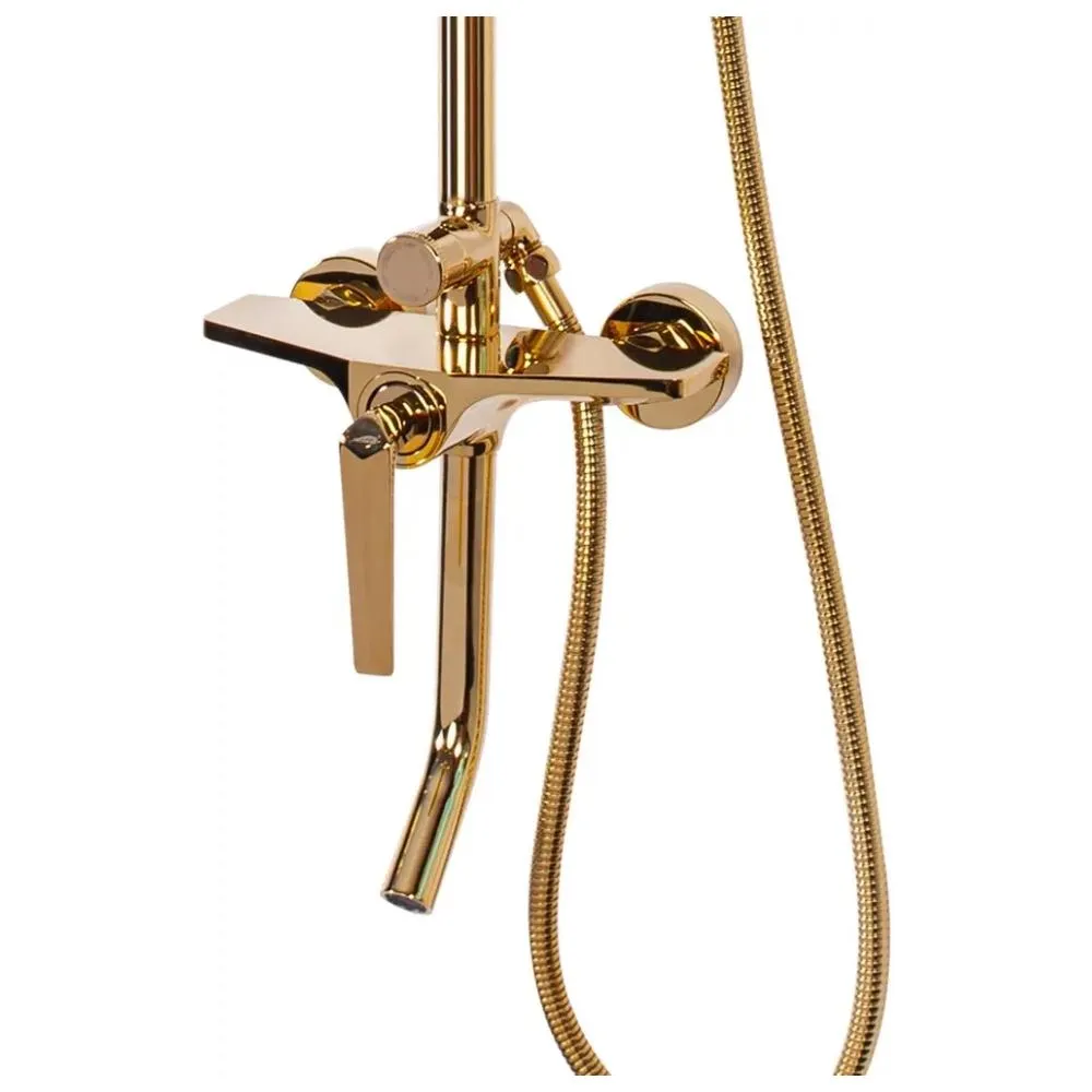 Душевая система Hansberge H5068GO, золото