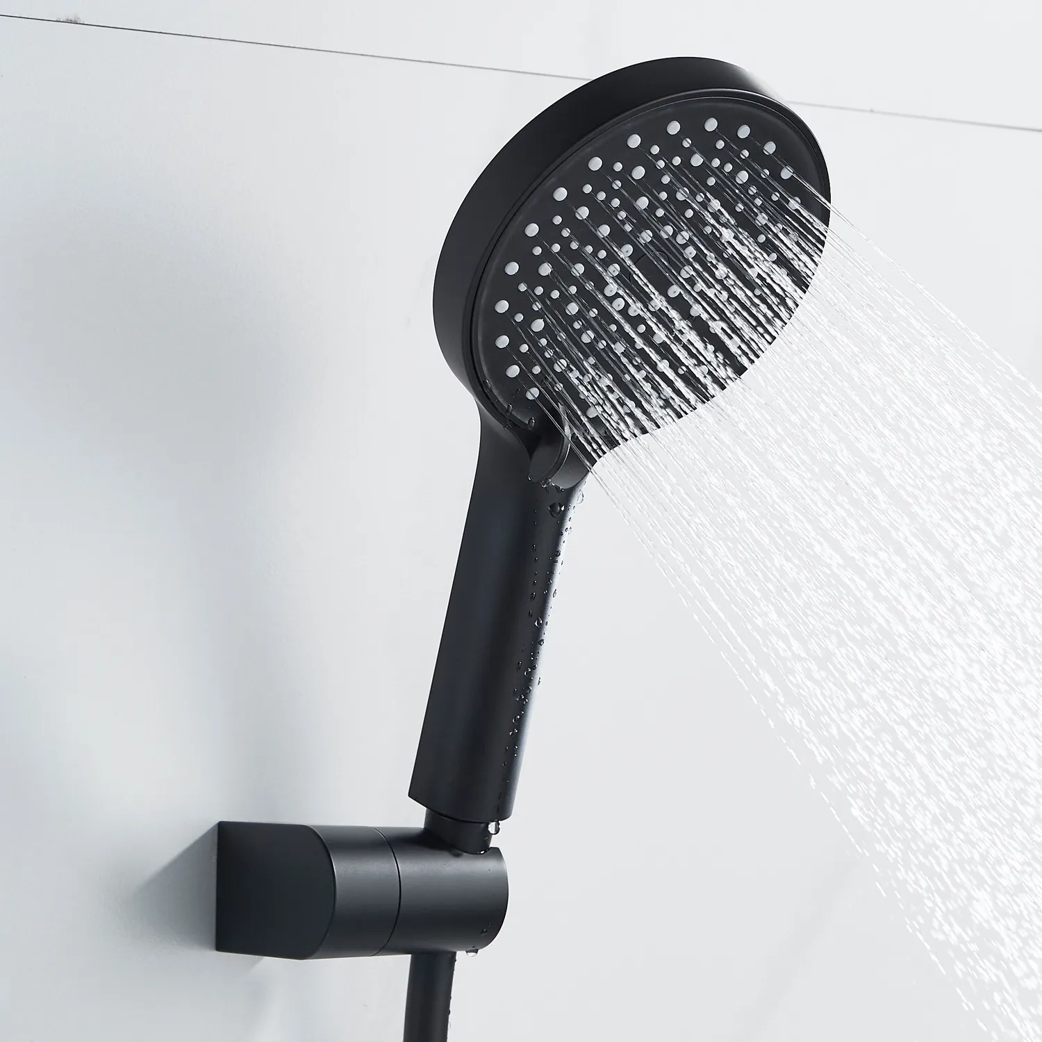 Смеситель для душа Shevanik S4716H, черный