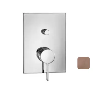 Смеситель для душа Almar Core, на 2 потребителя, с переключателм, Copper Brushed PVD (E186542.CO)