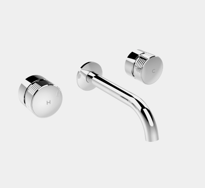 Смеситель для раковины Fima Carlo Frattini Texture Collection, H Collection, бронза янтарная (F5601L/5HZL)