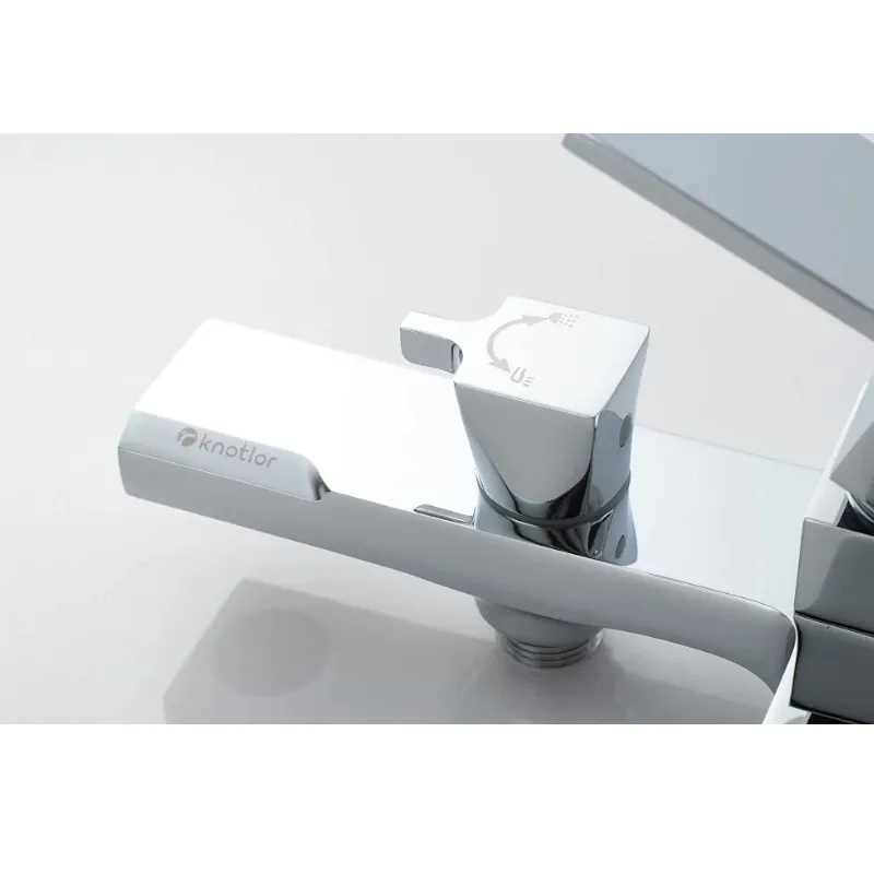 Смеситель для ванны Knotlor KN-22, хром