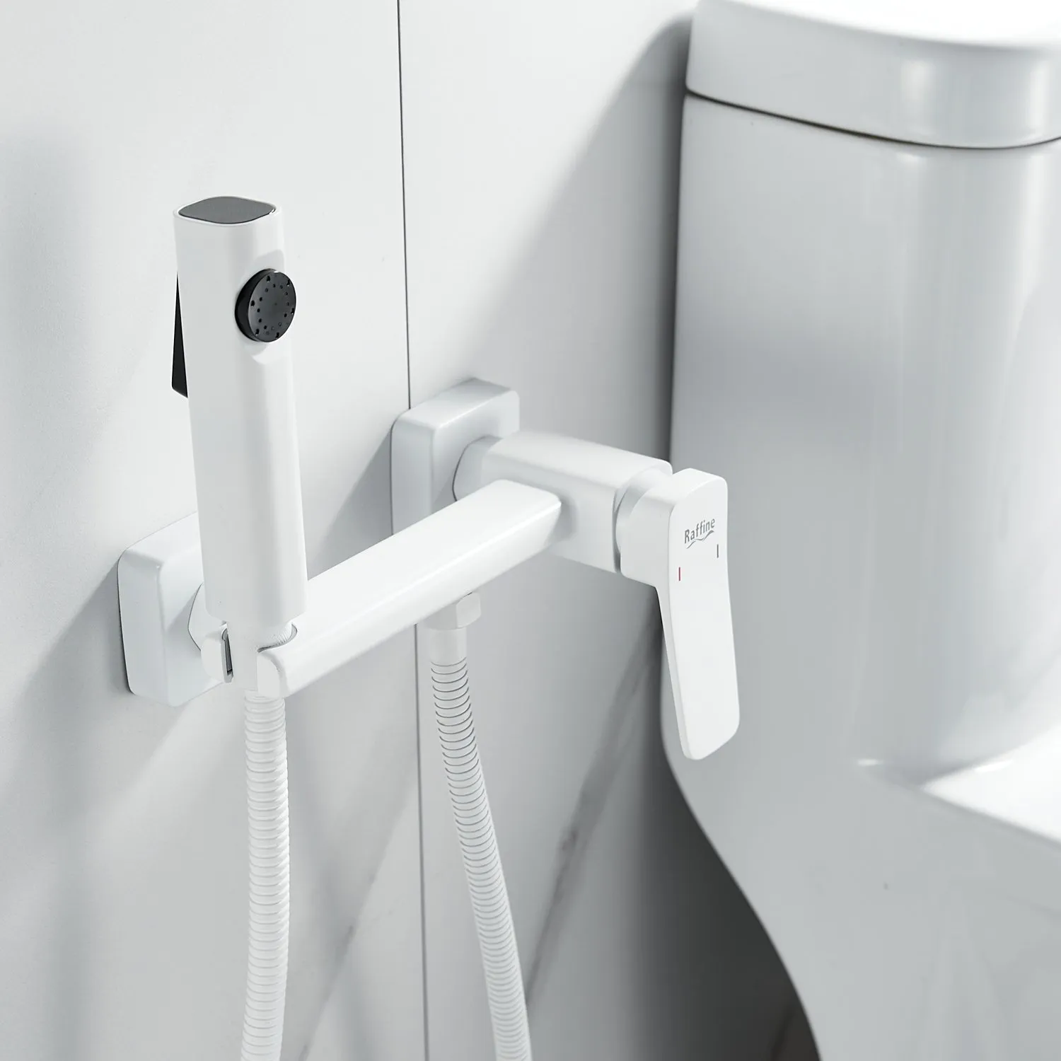 Гигиенический душ со смесителем Raffine F0599C-1, белый