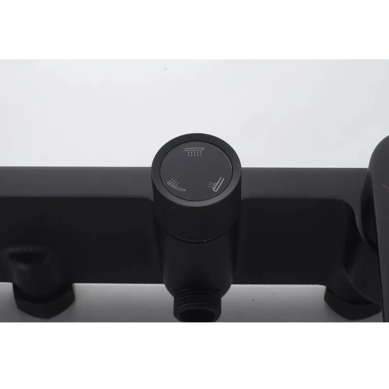 Душевая система Knotlor KN-72/BL, черный