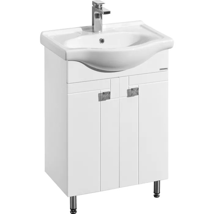 1A1796K0FG010 Набор Aquaton: 1A179601FG010 Тумба-умывальник Фиджи 60/ 1WH110268 раковина Селигер-60