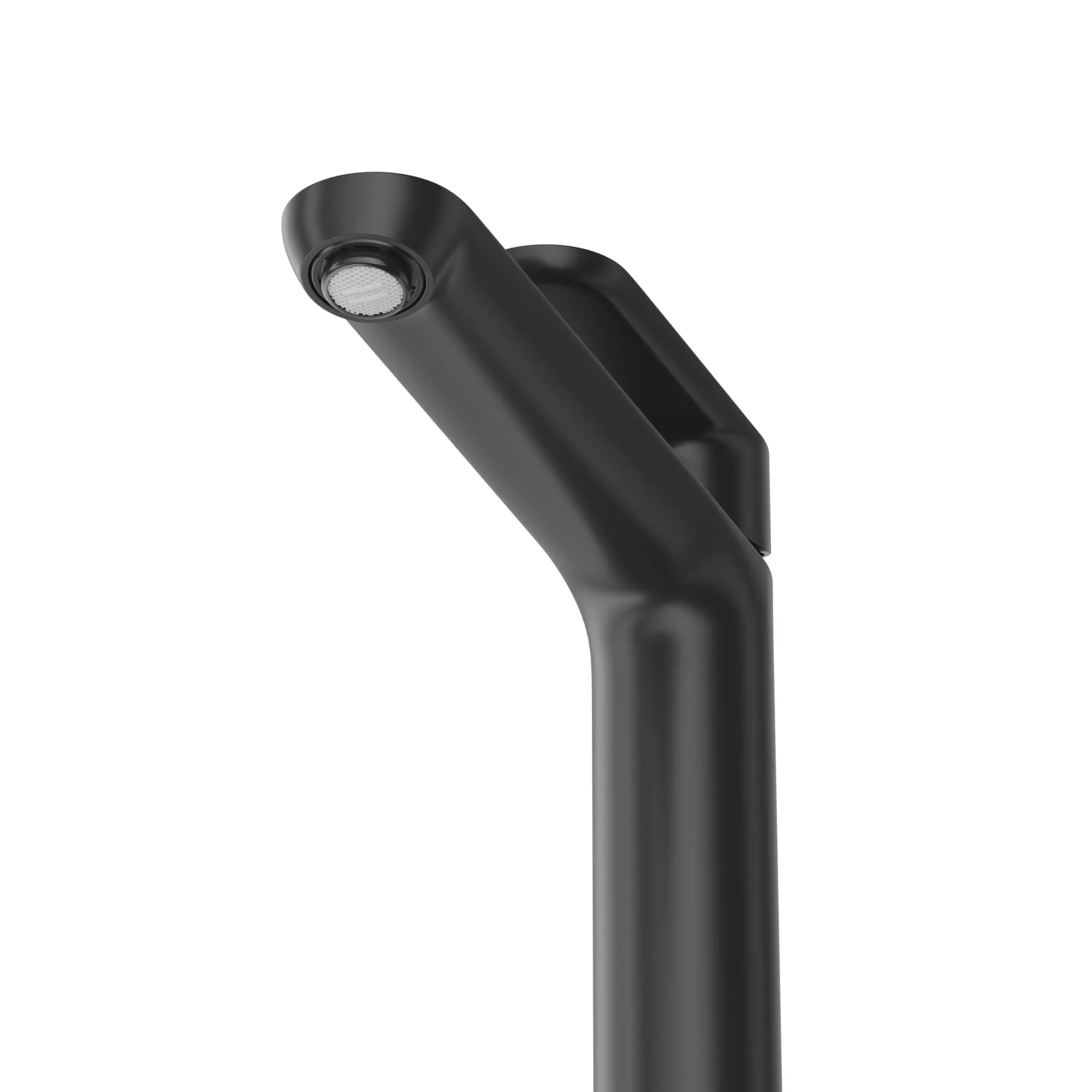 Смеситель для накладной раковины без донного клапана Cezares Stylus, черный матовый (STYLUS-LC-NOP-W0)