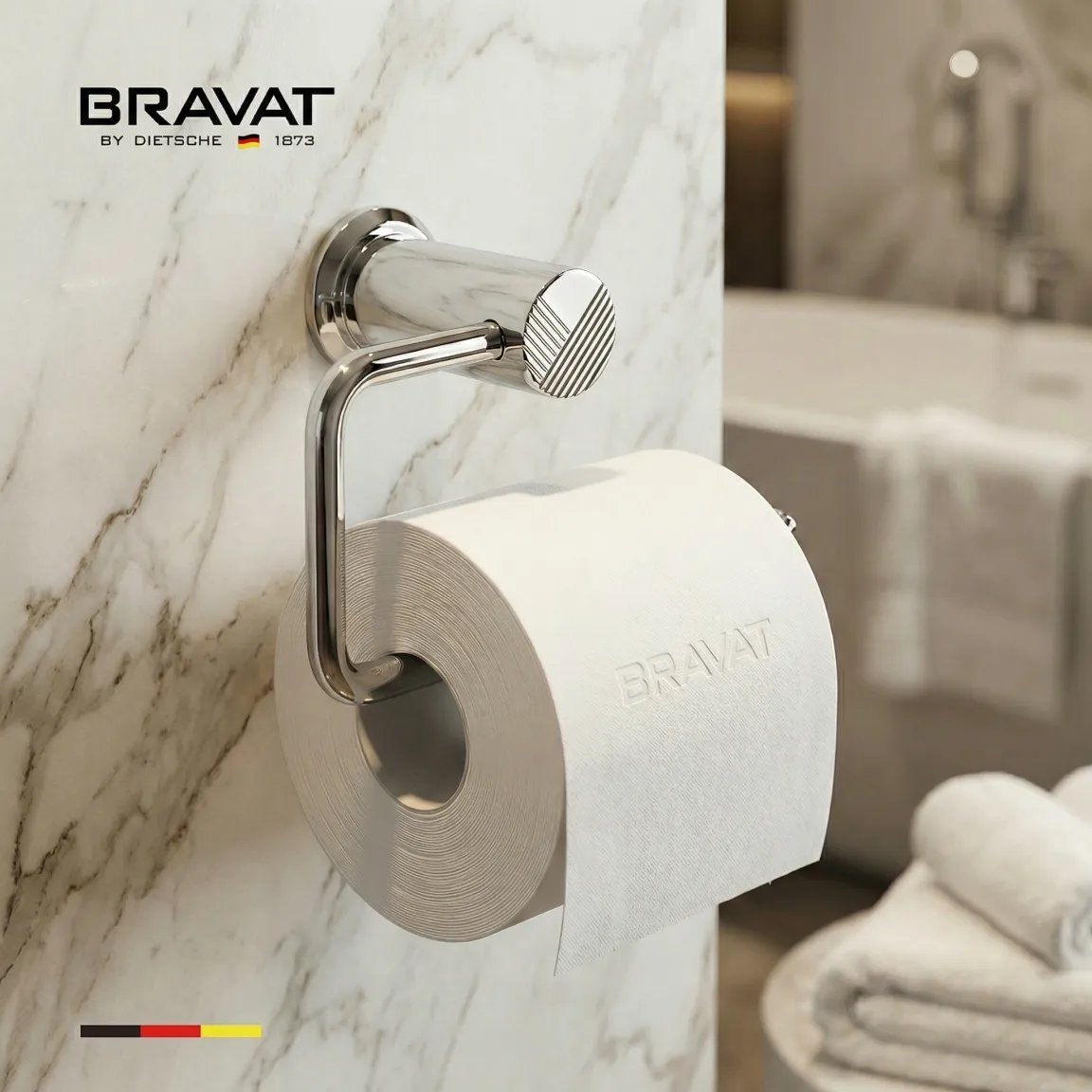 Держатель для туалетной бумаги BRAVAT (D71138CP-SW)