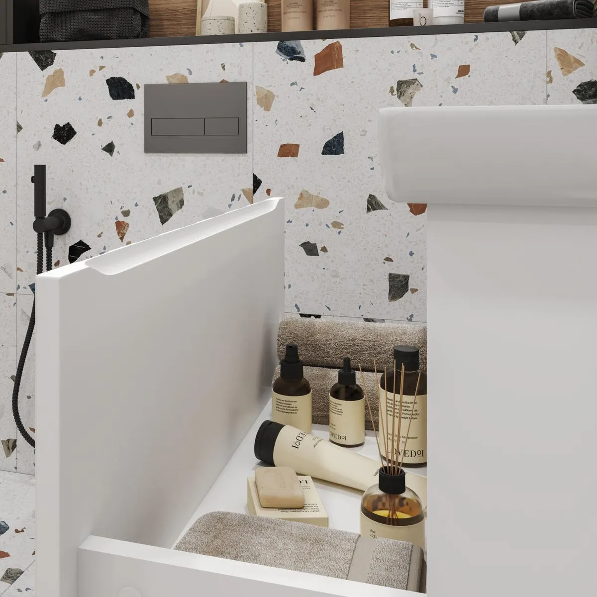 Тумба под раковину напольная VIGO Finlay tn.FIN.COM.70.2Y, 70 см